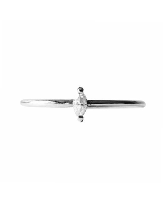 Lee Renee Metallic Moissanite Marquise Ring