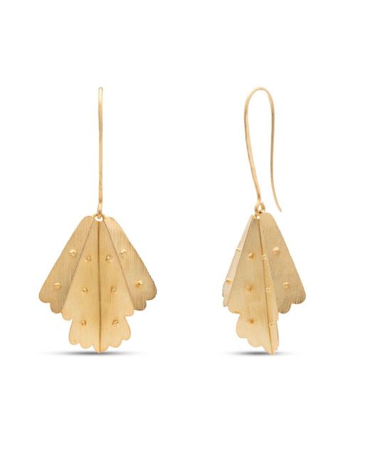 Meraki by Rashmi Bajaj Metallic Nightwing Plated Dangle Earrings