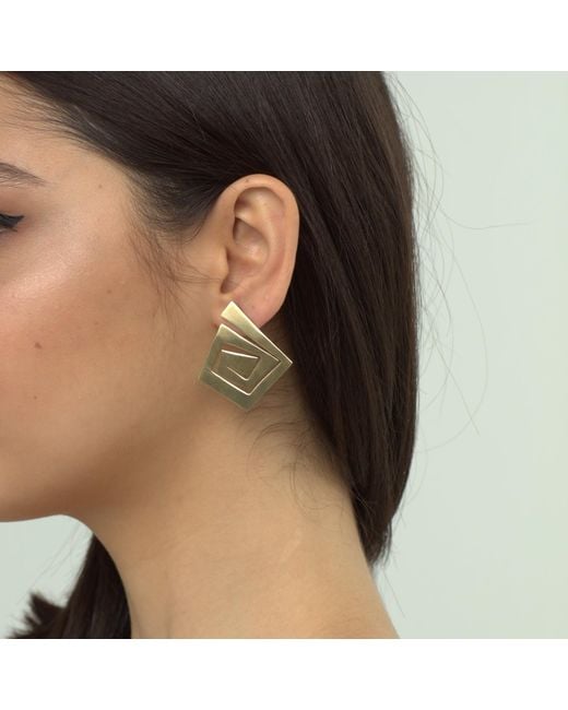 Zeworks Metallic Hypnosis Earrings