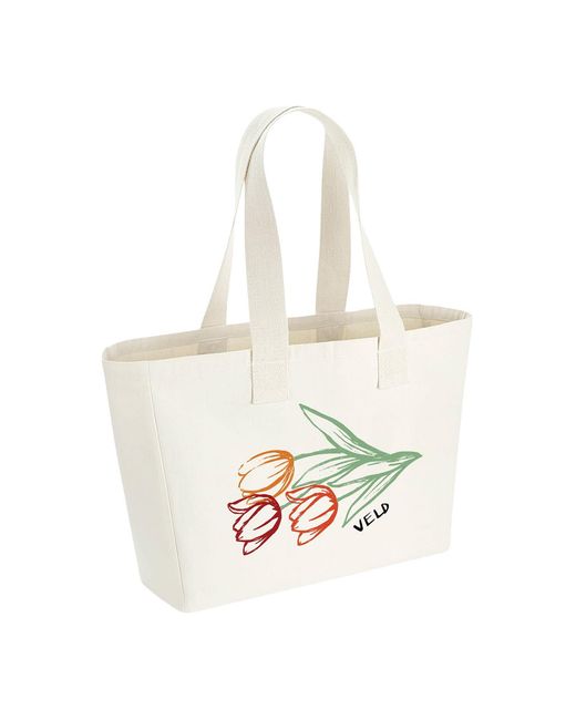 VLD White Neutrals Noordermarkt Tote Bag