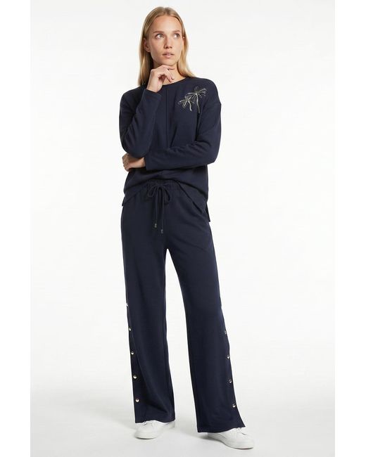 Exquise Blue Chevi Pants