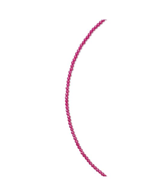 Bombyx House Red Tiny Ruby Cluster Necklace