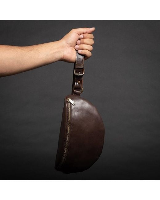 Hides Leather Co. Brown Nexus Leather Travel Belt Bag