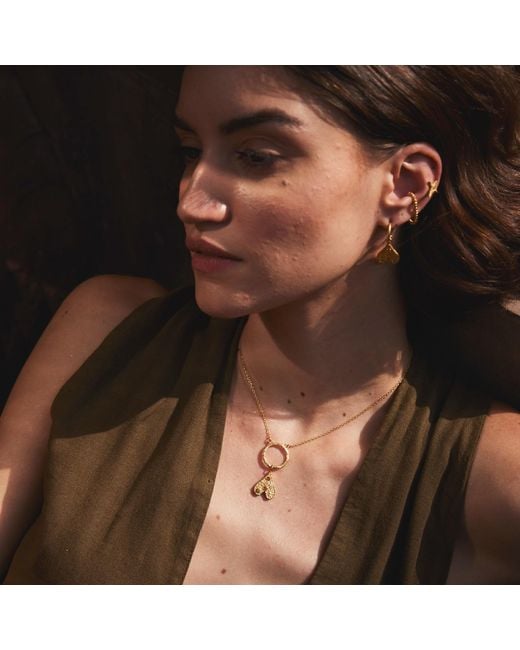 Kensho Heirlooms Metallic The Origins Of Love Hoop Earrings