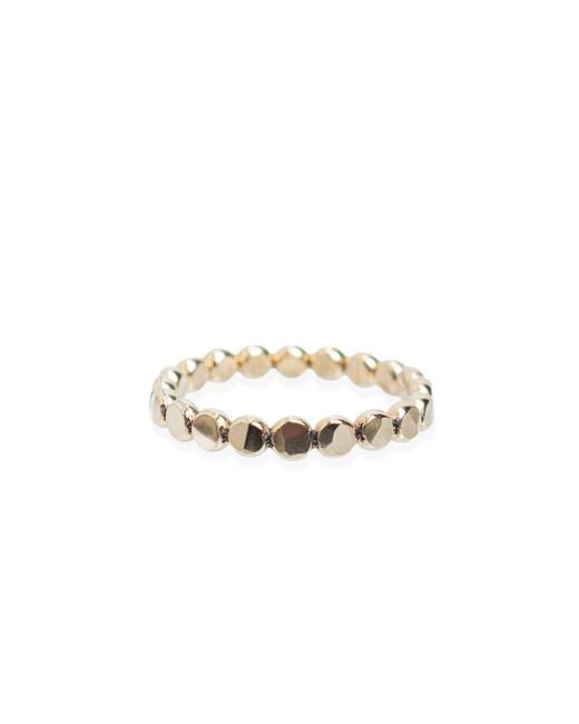 Kate Koel Metallic Tennis Dot Ring