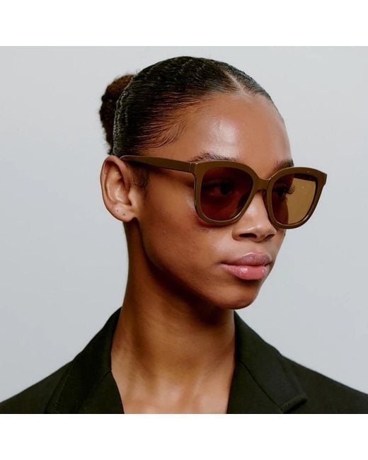 A.Kjærbede Brown Billy Sunglasses Chocolate