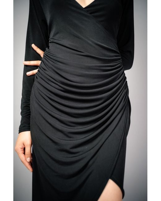 Monice London Black Coco Backless & Bra Friendly Blazer Style Midi Dress