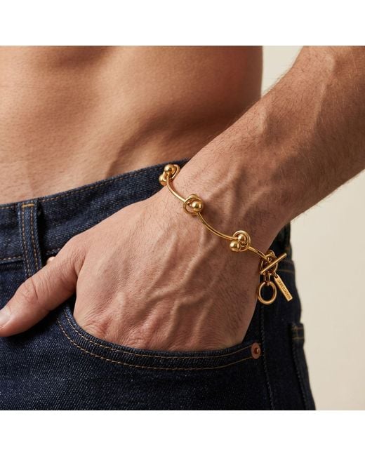 Jaredjamin Metallic Smaller Orbita Nova Bracelet for men