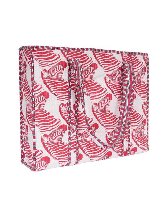 Conscious Yoga Collective Pink The Zebra Tote
