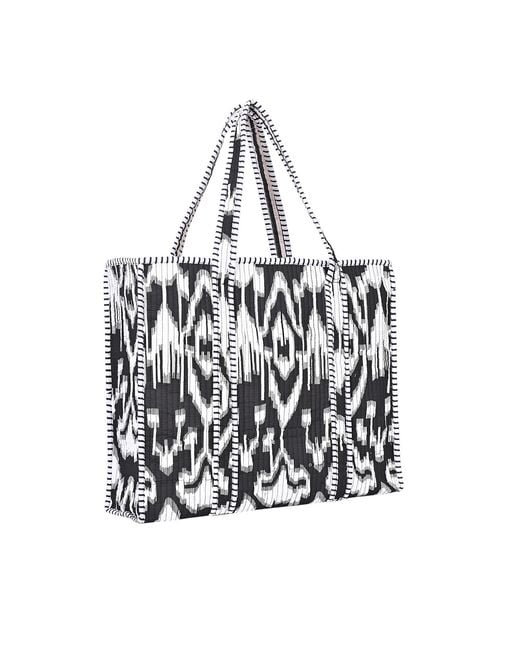 Conscious Yoga Collective Black The Ikat Cotton Tote