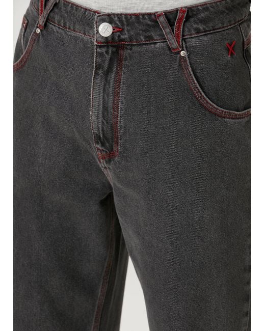 Pcfg Black Pure Cotton Regular Fit Denim Pant for men