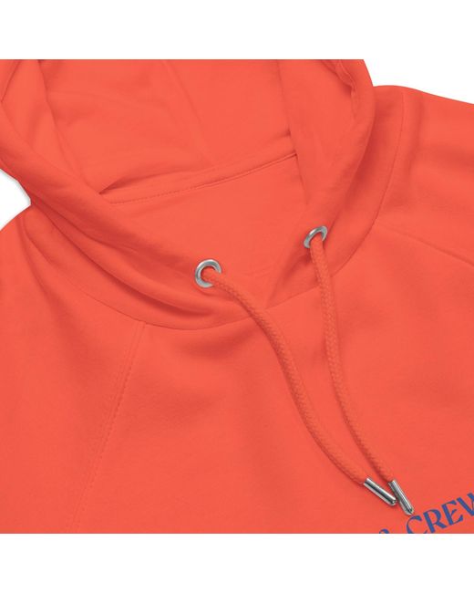 Anchor and Crew Red Burnt Three Celeste Editions Organic Cotton Hoodie for men
