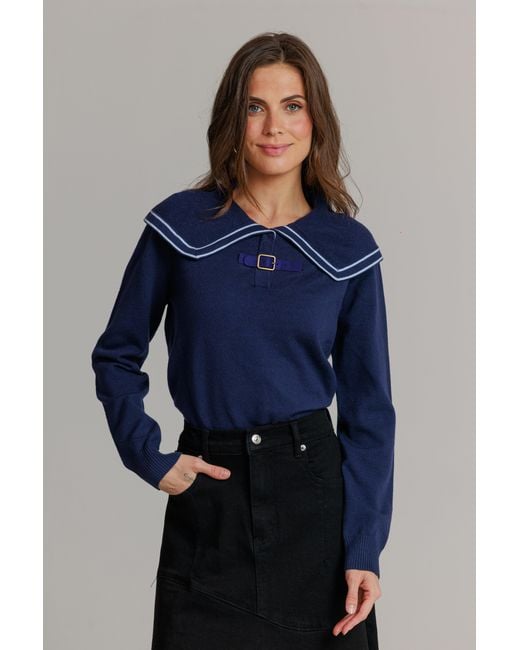 Lou&Up (Formerly Loup Clothing) Blue Sailor Sweater