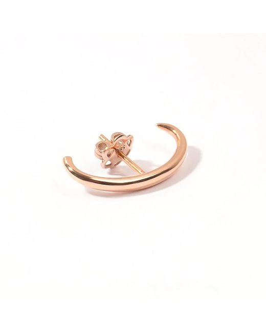 VicStoneNYC Fine Jewelry Pink Ear Cuff Lobe Rose Solid Earring