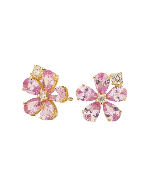 Juvetti Pink Florea Earrings