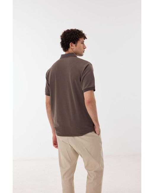 Ashita Fernandes Brown Rami T Shirt for men