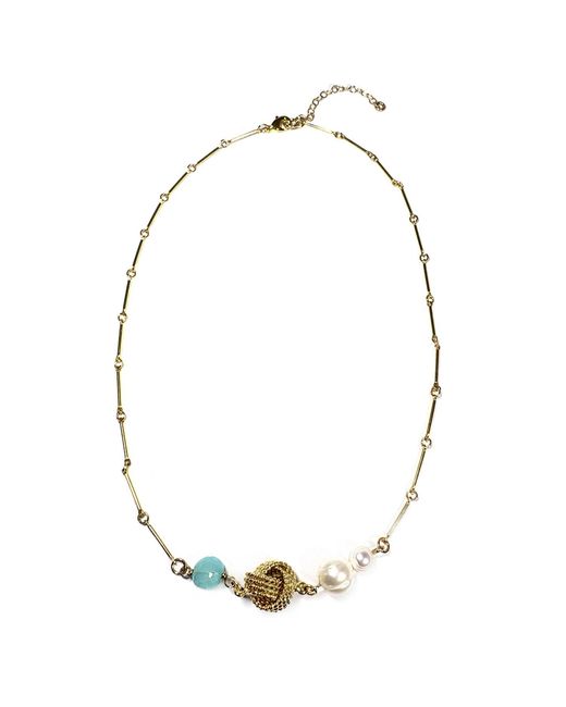 Rachel Nathan Metallic The Tide Has Turned Necklace