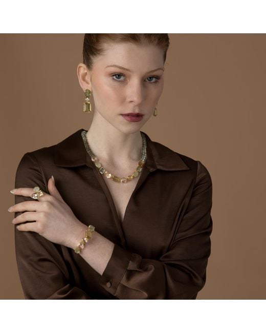 Bounkit Metallic Sylva Earrings Pierced