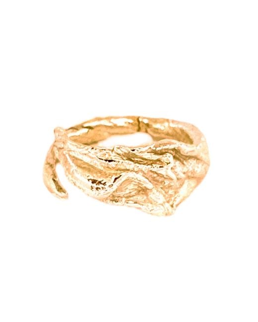 Bio-Trimmings Metallic Carrara Adjustable Ring
