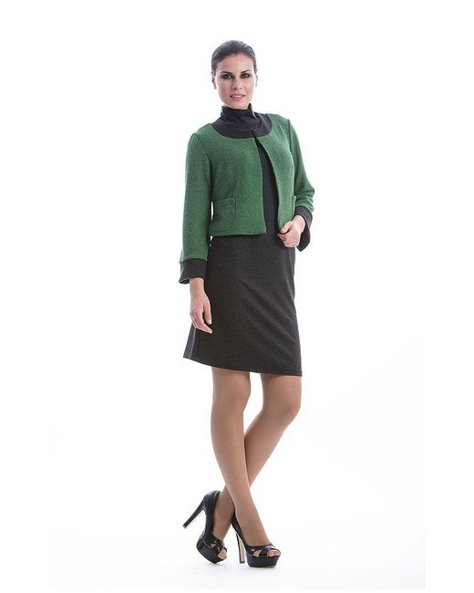 Conquista Green Long Sleeve Bolero