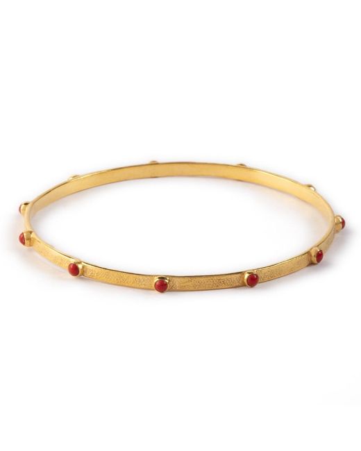Goddess Charms Metallic Root Chakra Bangle
