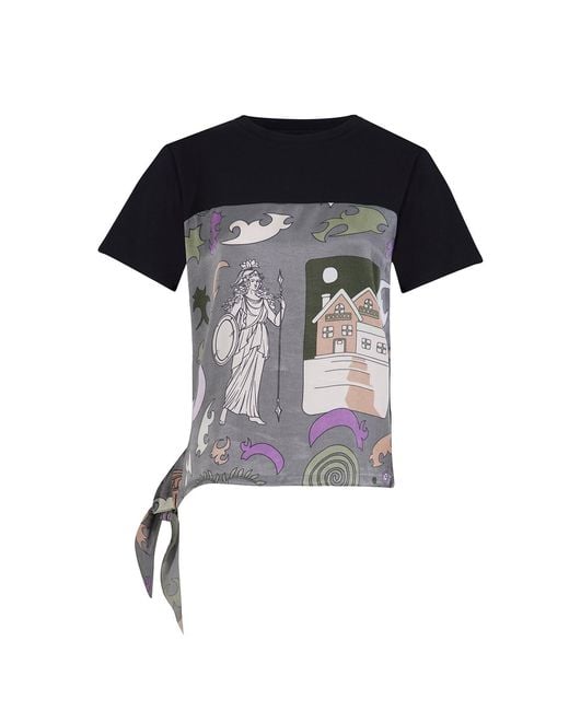 Iodes Black Ayvalık T-Shirt