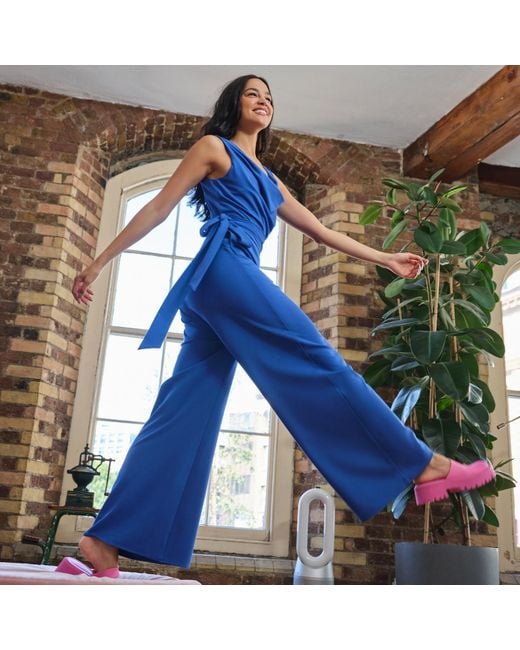 Emma Wallace Blue Lora Jumpsuit
