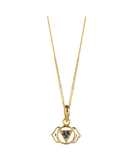Charlotte's Web Jewellery Metallic Third Eye Chakra Vermeil Necklace