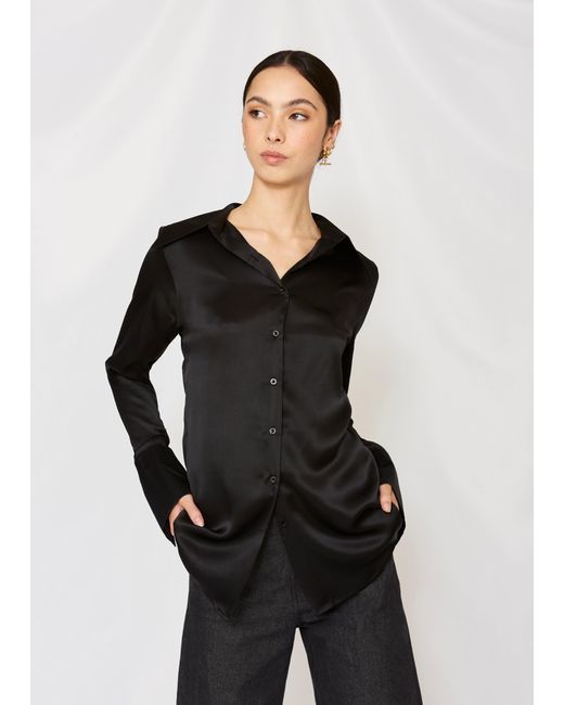 Nike Black The Silk Blouse
