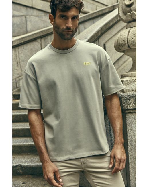 Bdxy Studio Gray The Block T-Shirt for men