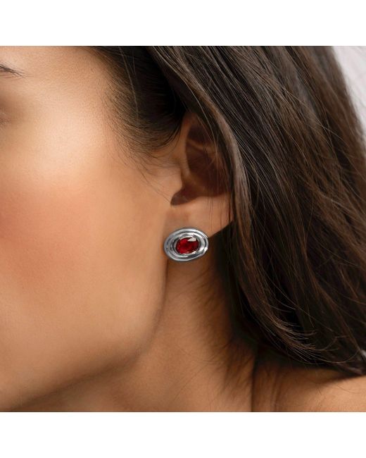 SEREIA OFFICIAL Red Rosalie Earrings