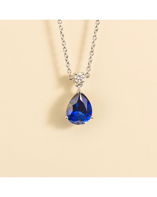 Juvetti Blue Ori Medium Pendant Necklace