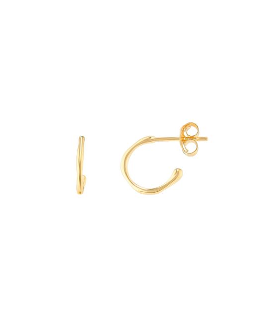 Auree Jewellery Metallic Hampton Vermeil Hoop Earrings
