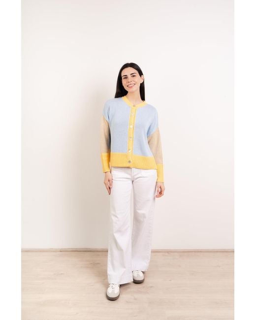 Mind Traveler Blue Sky, & Colour-Block Leti Cardigan
