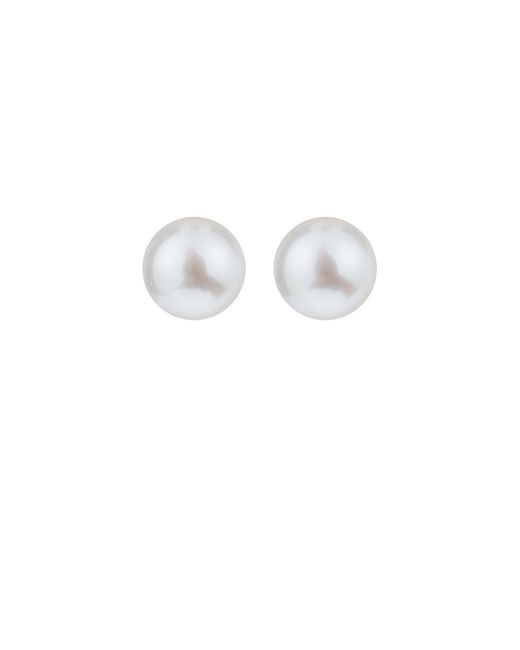 Ora Pearls White Large Pearl Studs Earrings