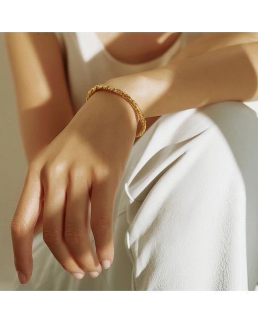EVA REMENYI Metallic Archaic Solid Bracelet