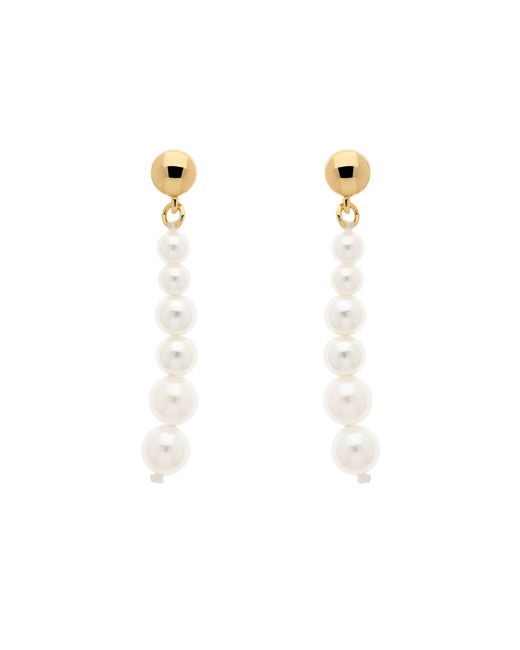 Emma Holland Jewellery White Graduated Pearl & Earrings