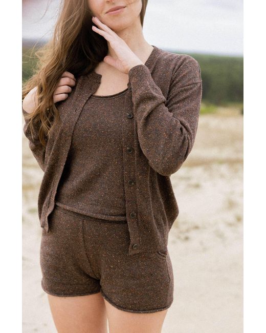SALANIDA Brown Sabbia Shorts Chocolate