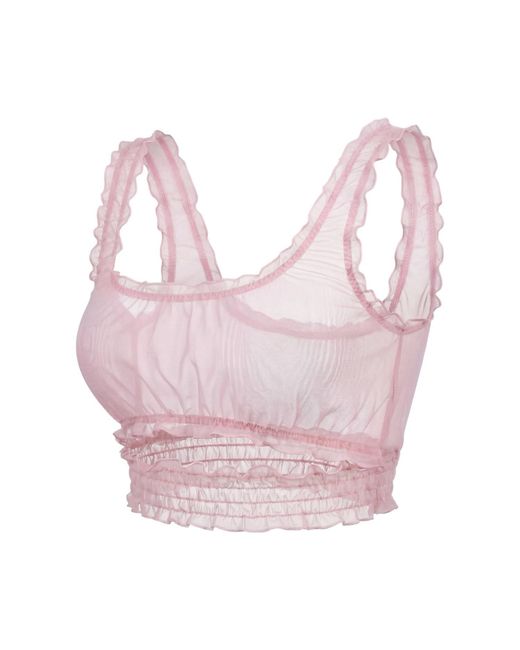 Alevy Studios Pink The Ruffle Bra