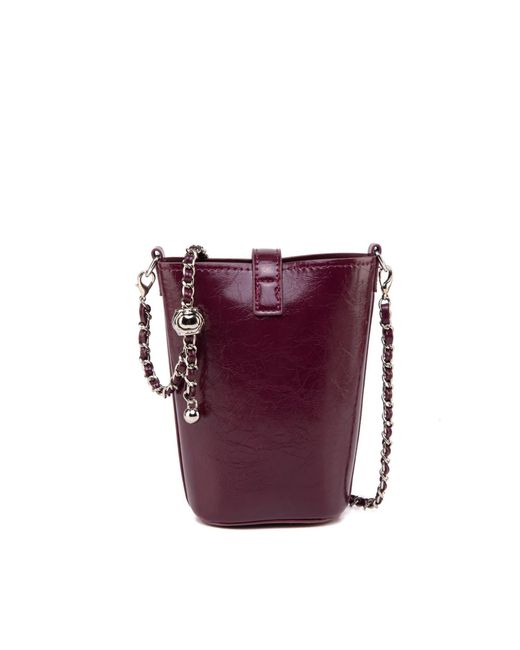 Mkf Collection - J'omor Purple Evelina Mini Bucket Bag