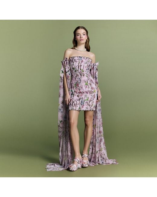 Nur Karaata Pink Azure Drift Dress