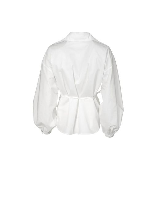 AGGI by HALEWSKI White Laynie Shirt