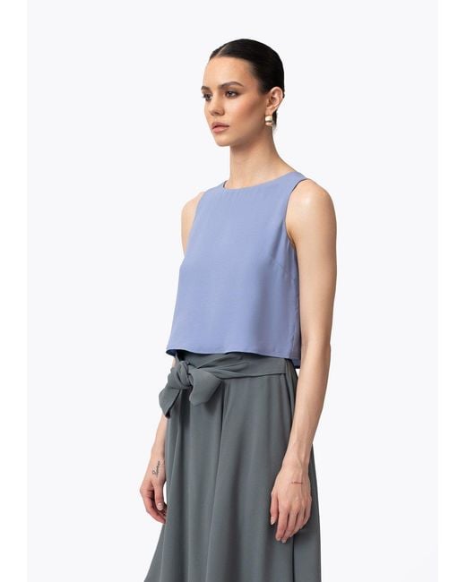Narvan Blue Pari Blouse