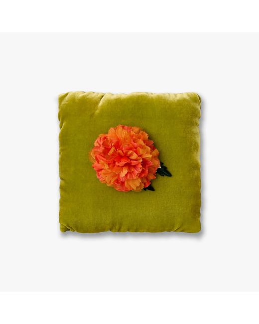Helena Simon Red The Marigold Floral Brooch