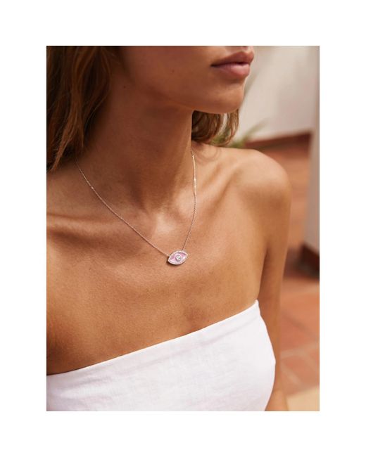 By Virgo White Evora Necklace