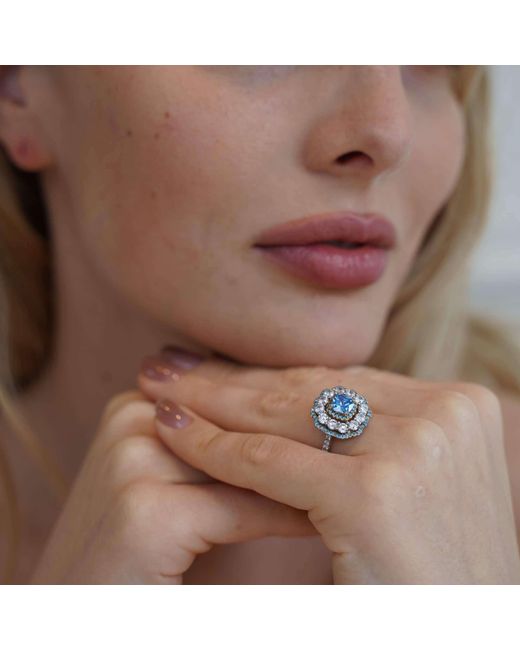 Viviana Halil Blue The Marilyn Ring