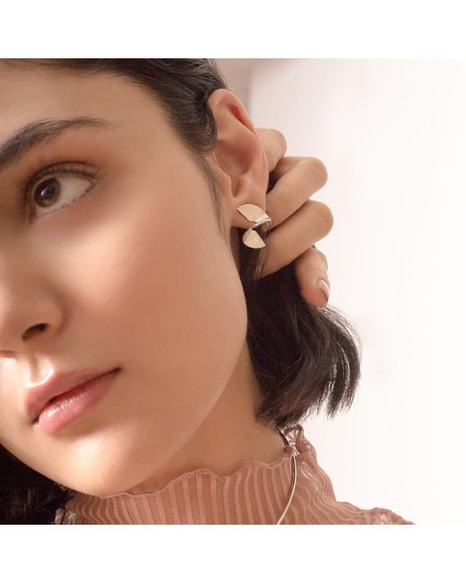 Biko Jewellery Metallic Solarwave Studs Mini