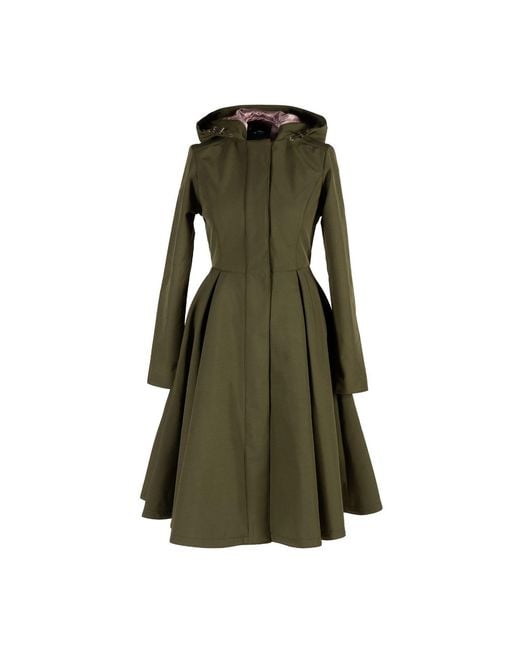 RainSisters Green Khaki Waterproof Coat For Moss