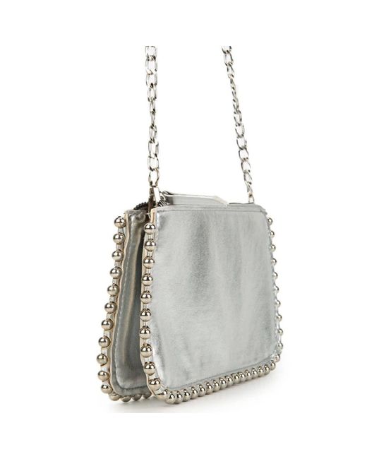 Springmoonatelier Gray Very Special Luxury Color Cross Strap Party Bag