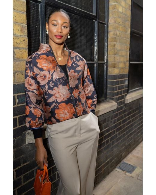 Lioness by Tf Red Sunset Bloom Jacket